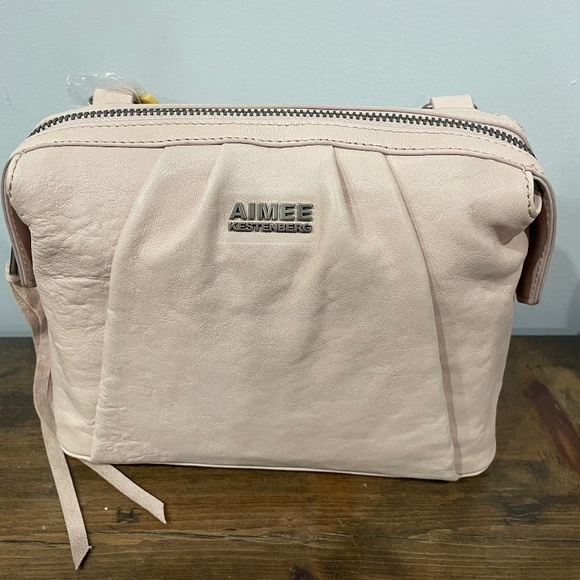 New! Aimee Kestenberg Leather Cross Body Bag - Picture 1 of 4